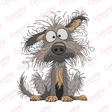 Crazy Puppy Dog Embroidery Design