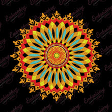 Mandala Flower Embroidery Design