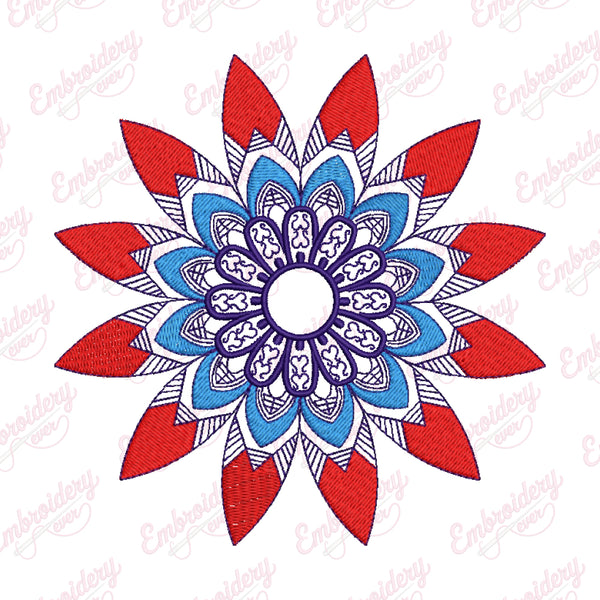Mandala Pattern Embroidery Design