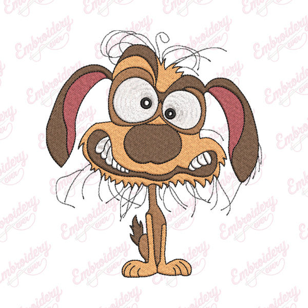 Adorable Crazy Dog Embroidery For Kids & Adults