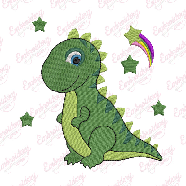 Dinosaur Embroidery Design