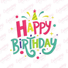 Happy Birthday Embroidery Design