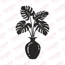 Tropical Plant Embroidery Design
