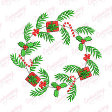 Christmas Wreath Embroidery Design