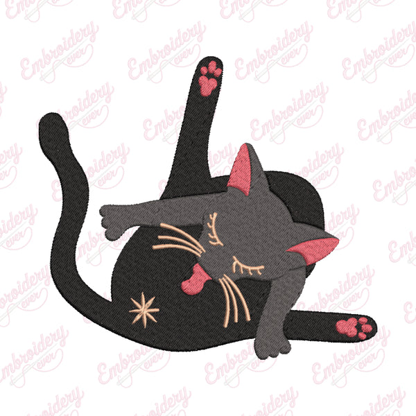 Cat Butt Embroidery Design