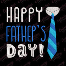 Happy Father's Day Embroidery Design