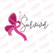 Survivor Breast Cancer Embroidery Machine Design