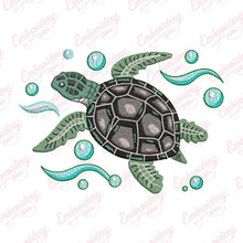 Turtle Embroidery Design
