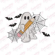 Halloween Spooky Teacher Embroidery Design