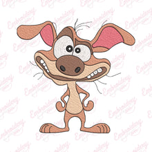 Funny Crazy Dog Embroidery Design
