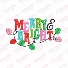 Christmas Merry & Bright Embroidery Design