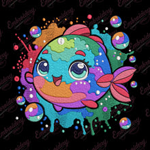 Cute Fish Embroidery Design