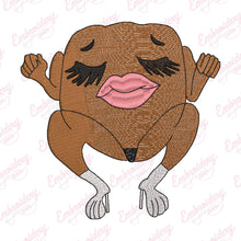 It’s Giving Thanks Turkey Funny Thanksgiving Embroidery Design