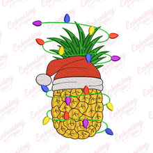 Christmas Pineapple Embroidery Design