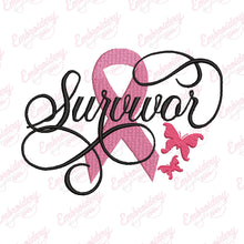 Breast Cancer Survivor Embroidery Design