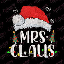 Mrs. Claus Christmas Embroidery Design