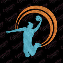 Basketball Hoop Embroidery Design