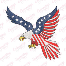 The Flag Bearer Eagle Embroidery Design
