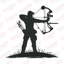 Bow Hunting Machine Embroidery Design