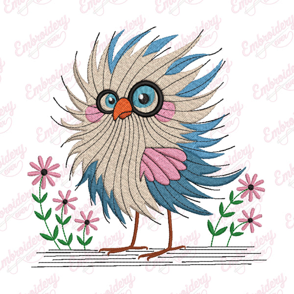 The Blossom Bird Embroidery Design