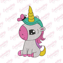 Charming Unicorn Machine Embroidery