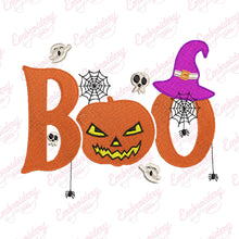 Boo Halloween Embroidery Design