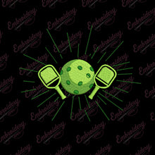 Funny Pickleball Embroidery Design