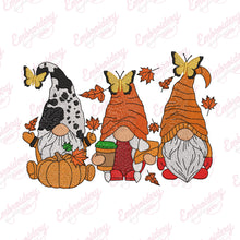Fall Gnomes Thanksgiving Embroidery Design