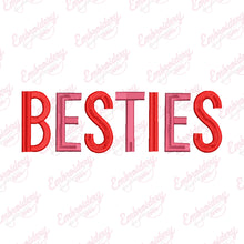 Besties Love Embroidery Design