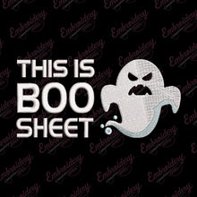 This Is Boo Sheet Halloween Embroidery Design