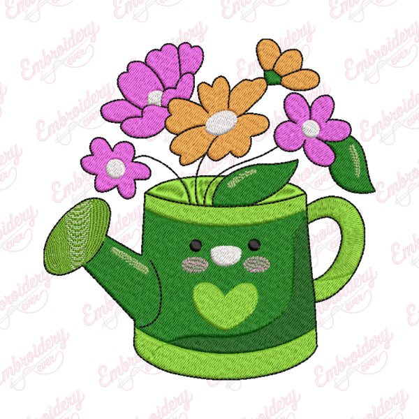 Gardening Embroidery Design