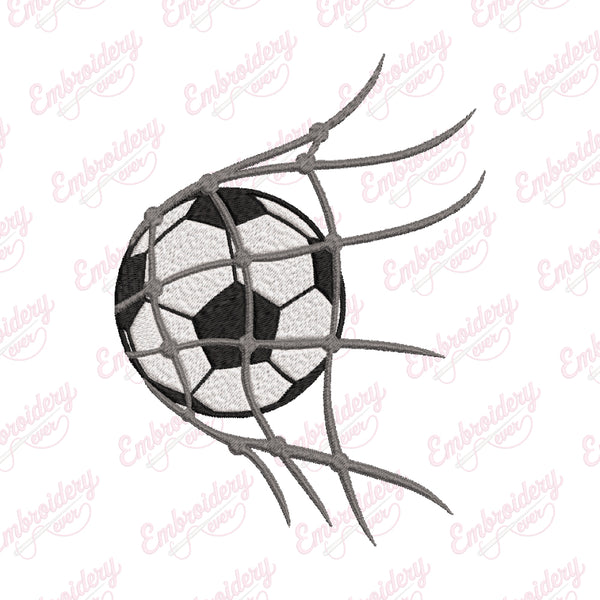 Ultimate Soccer Ball Embroidery Design