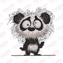 Big Eyes Panda Embroidery Design