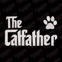 The Cat Father Embroidery Design