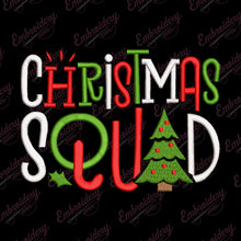 Christmas Squad Embroidery Design