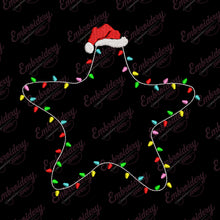 Christmas Star Outline Embroidery Design