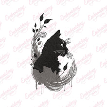 Cat Drawing Step By Step Embroidery Design