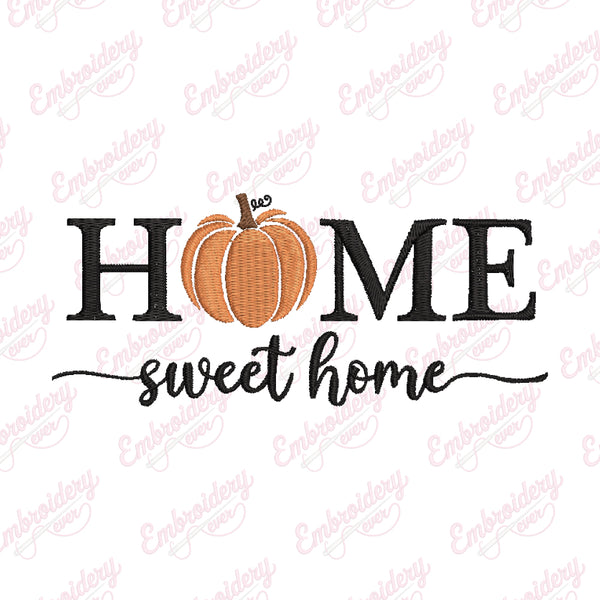 Home Sweet Home Embroidery Design