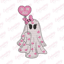 Halloween Love Be My Boo Embroidery Design