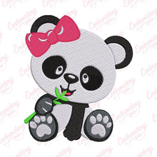 Cute Baby Panda Embroidery Design