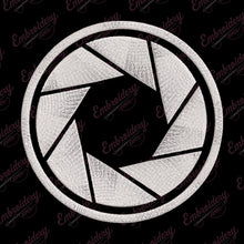 Camera Shutter Embroidery Design
