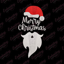 Merry Christmas Santa Embroidery Design