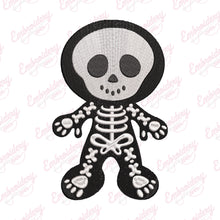 Halloween Ghost Skeleto Embroidery Design