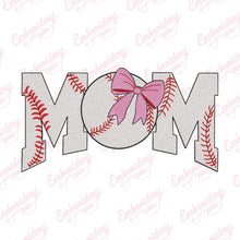 Baseball Mom Embroidery Design