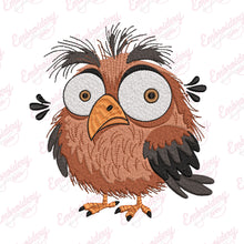 Grumpy Crazy Chicken Bird Embroidery Design