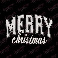 Christmas Wishes Merry Christmas Embroidery Design