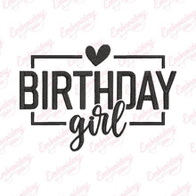 Birthday Girl Embroidery Design