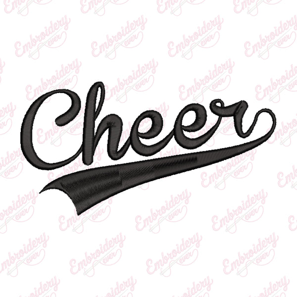 Cheer Cheerleader Embroidery Design
