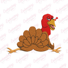 Thanksgiving Turkey Cartoon Embroidery Pattern
