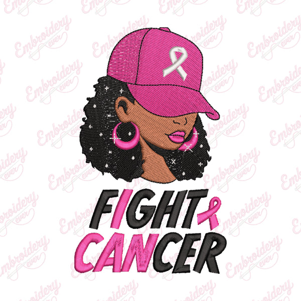 Fight Breast Cancer Embroidery Design